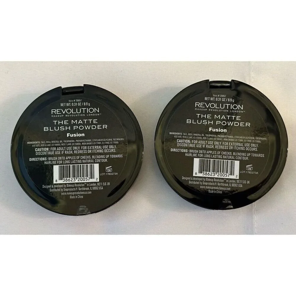 Revolution The Matte Blush Powder Set of 2 “Fusion” NEW - Picture 3 of 3